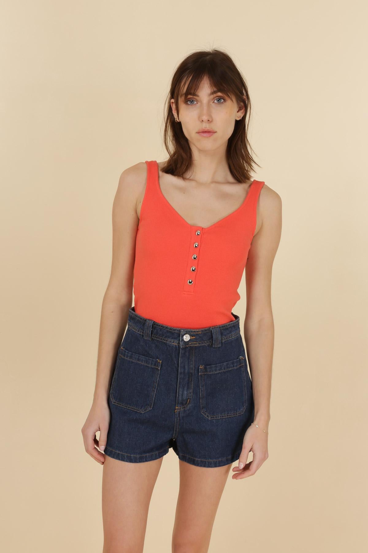 30102 Body à boutons