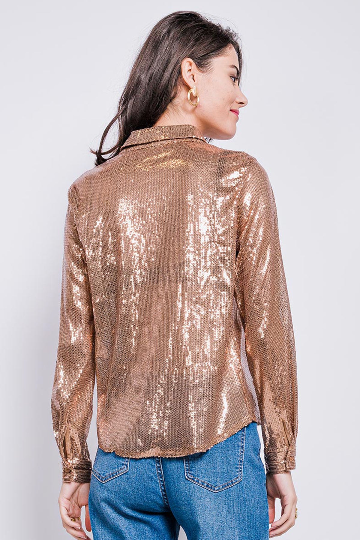 30607 Chemise à sequins