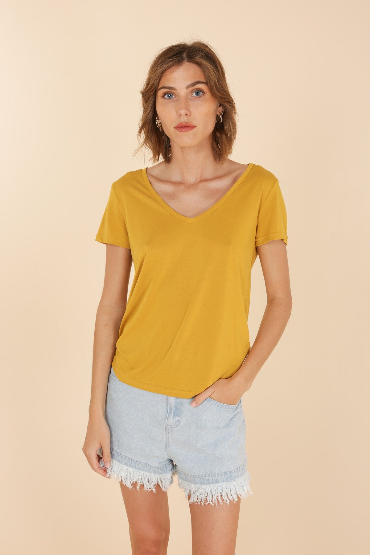 31327 T-shirt en cupro