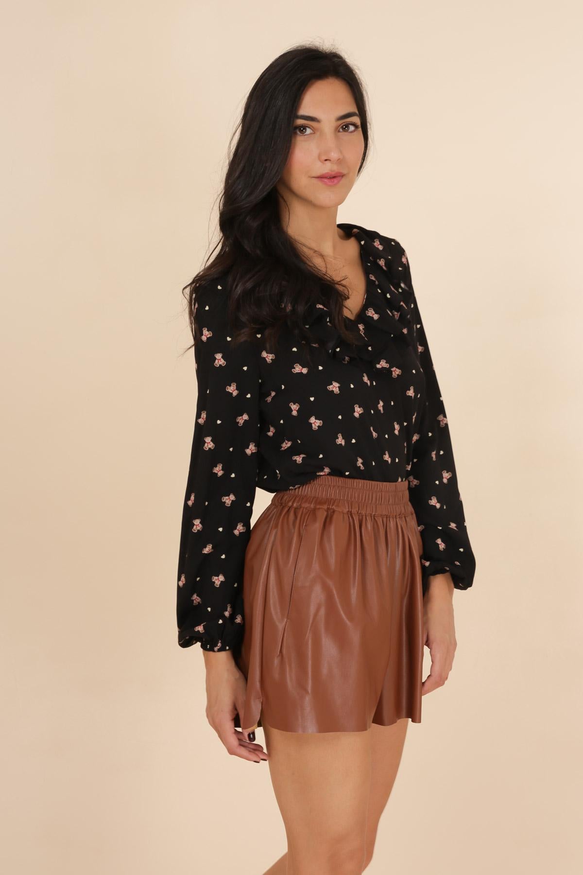 30703 Short similicuir