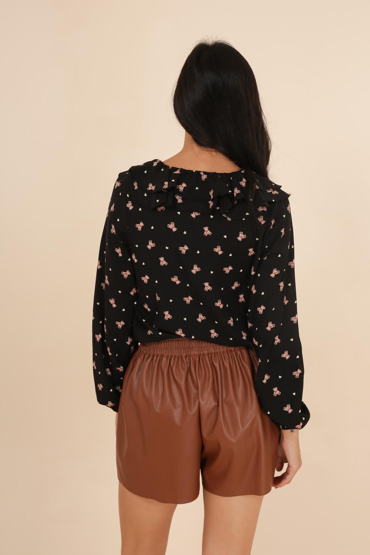 30703 Short similicuir