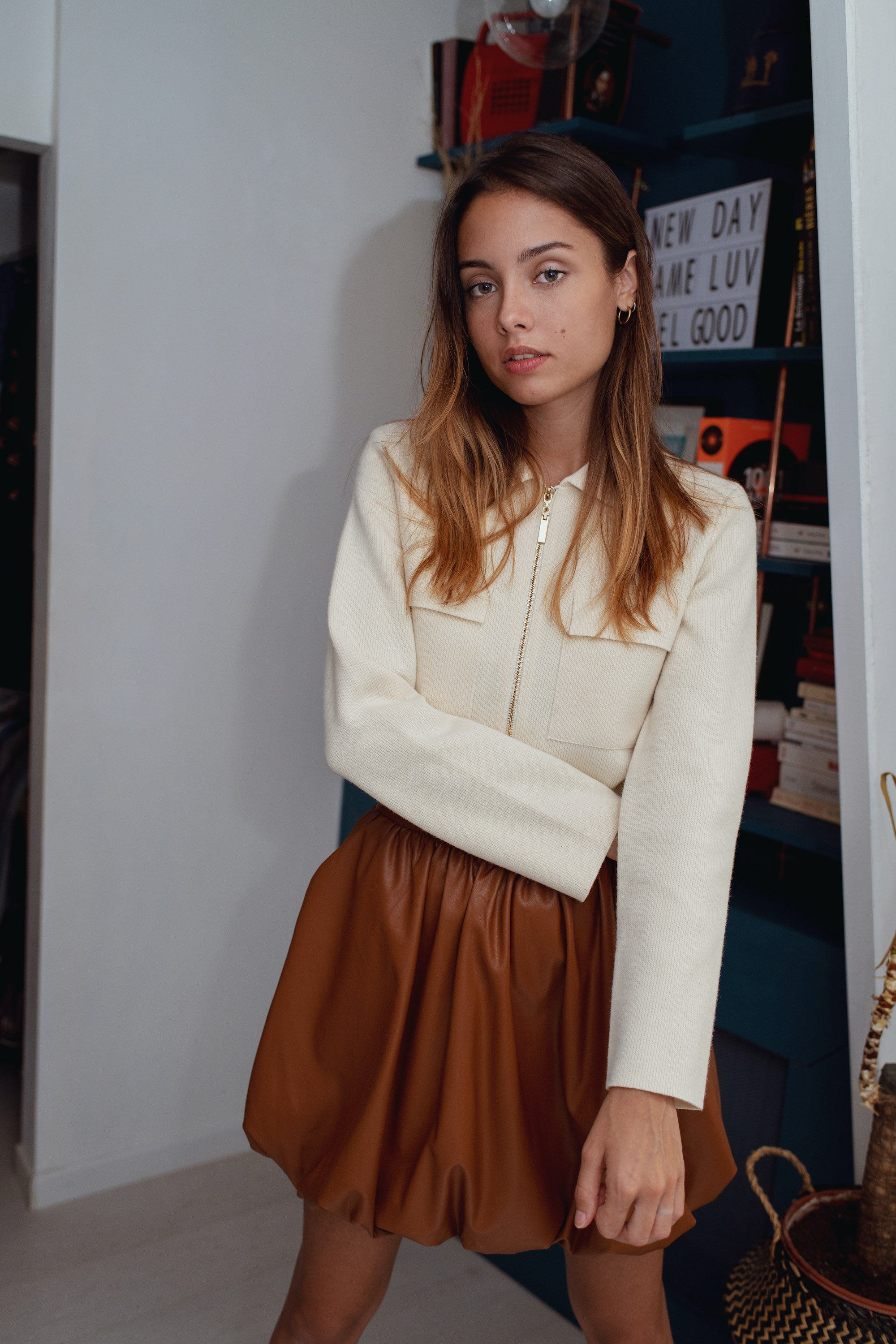 30755 Jupe en similicuir