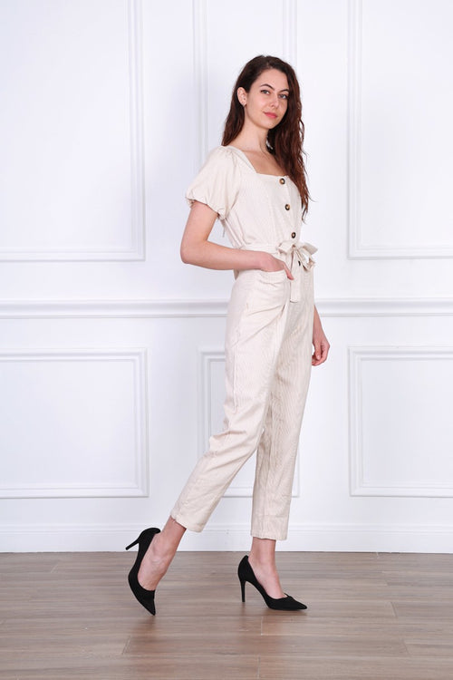 30930 Striped jumpsuit