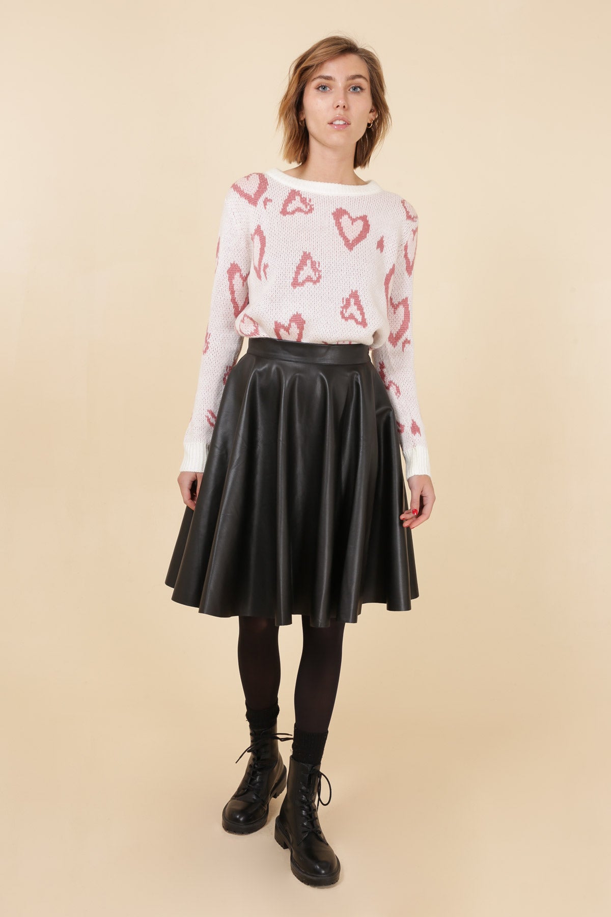 31068 Jupe similicuir