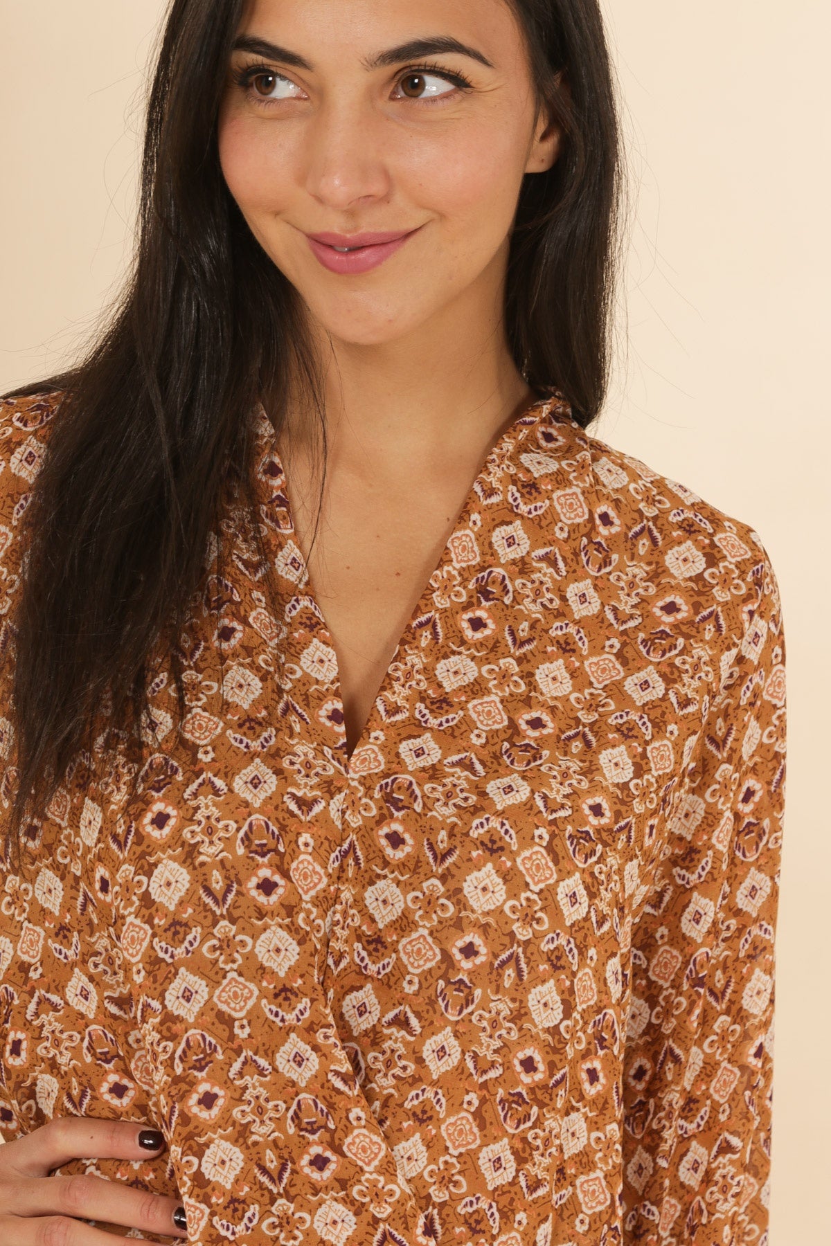 31225 Blouse cache cœur