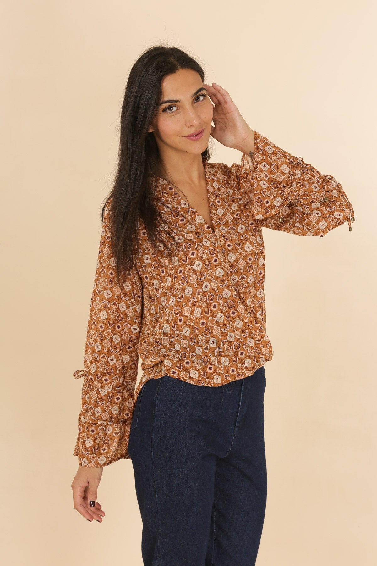 31225 Blouse cache cœur