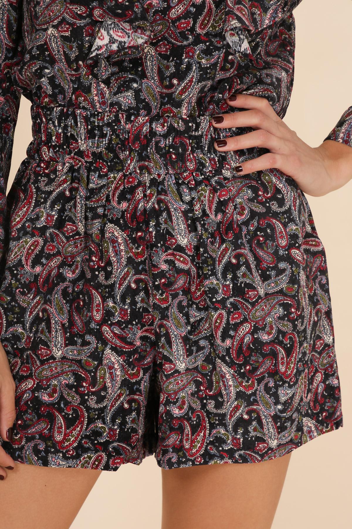 31268 Short en velours cotelé