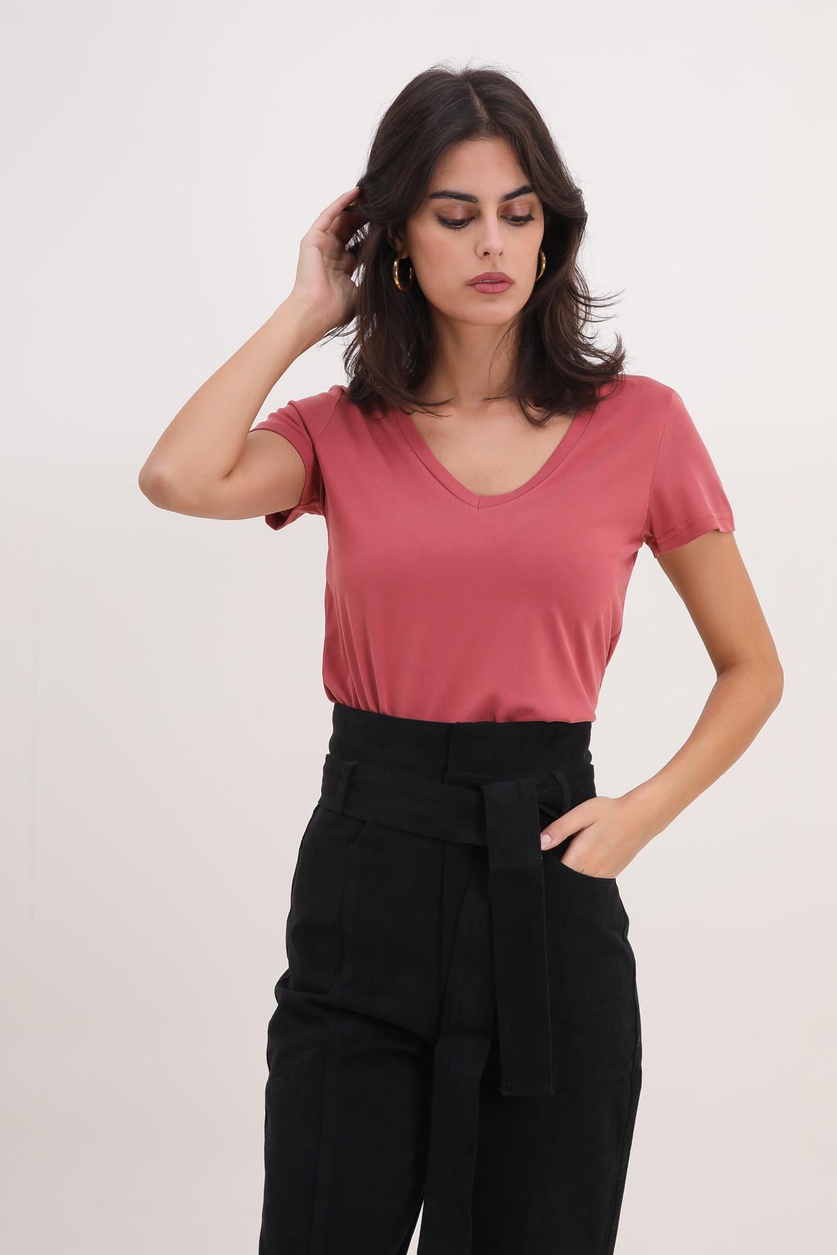 31327 T-shirt en cupro