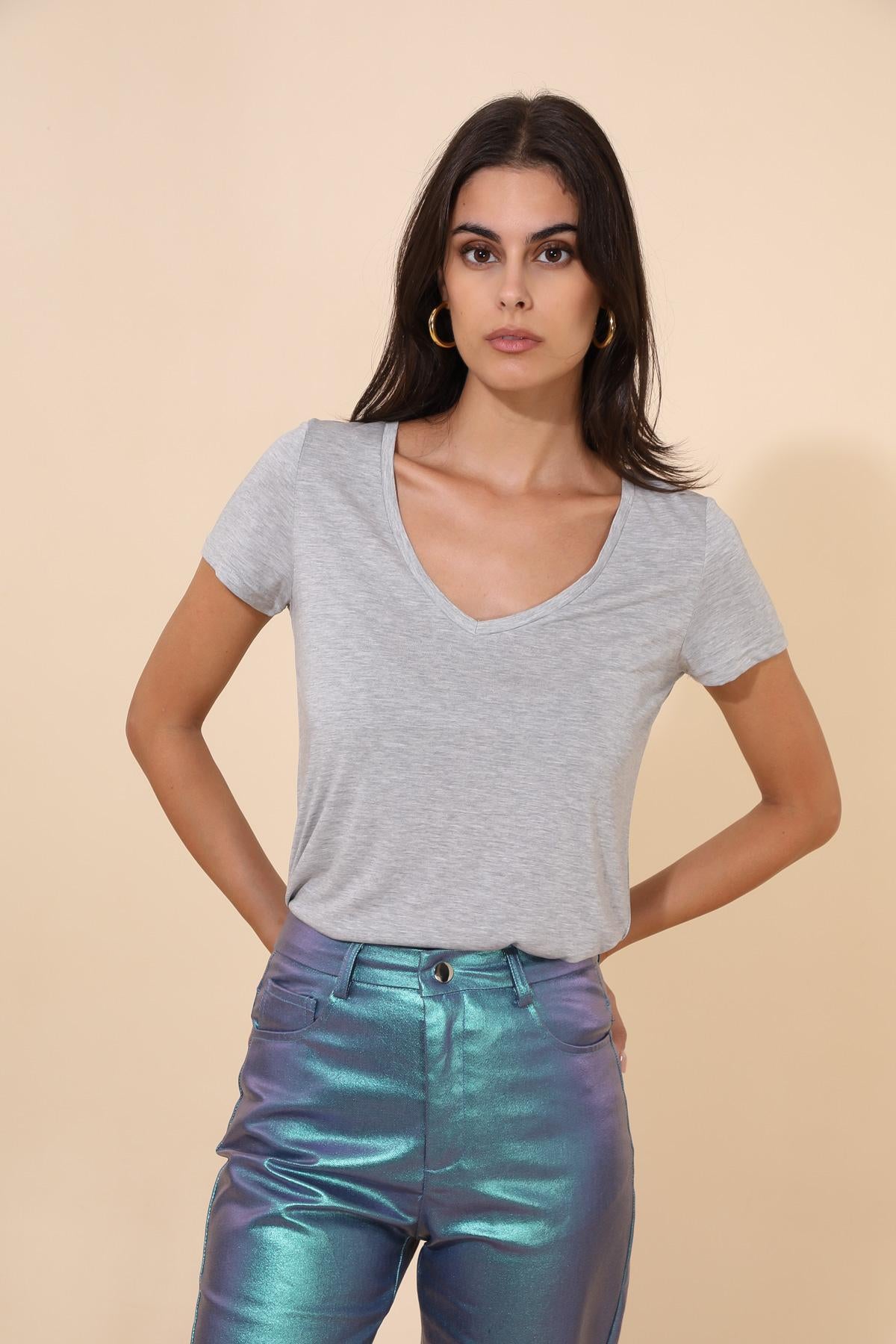 31327 T-shirt en cupro