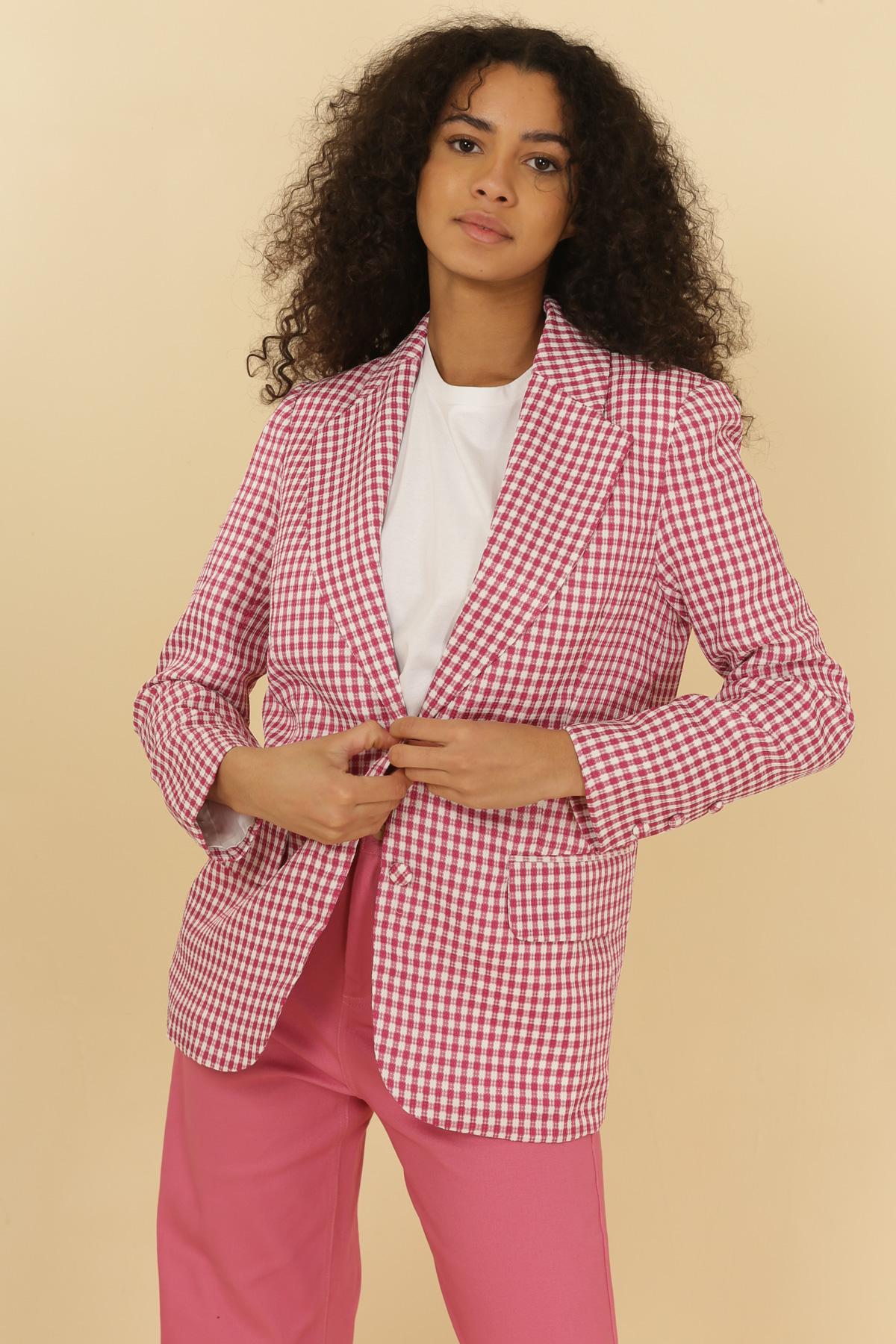 31339 Blazer à carreaux
