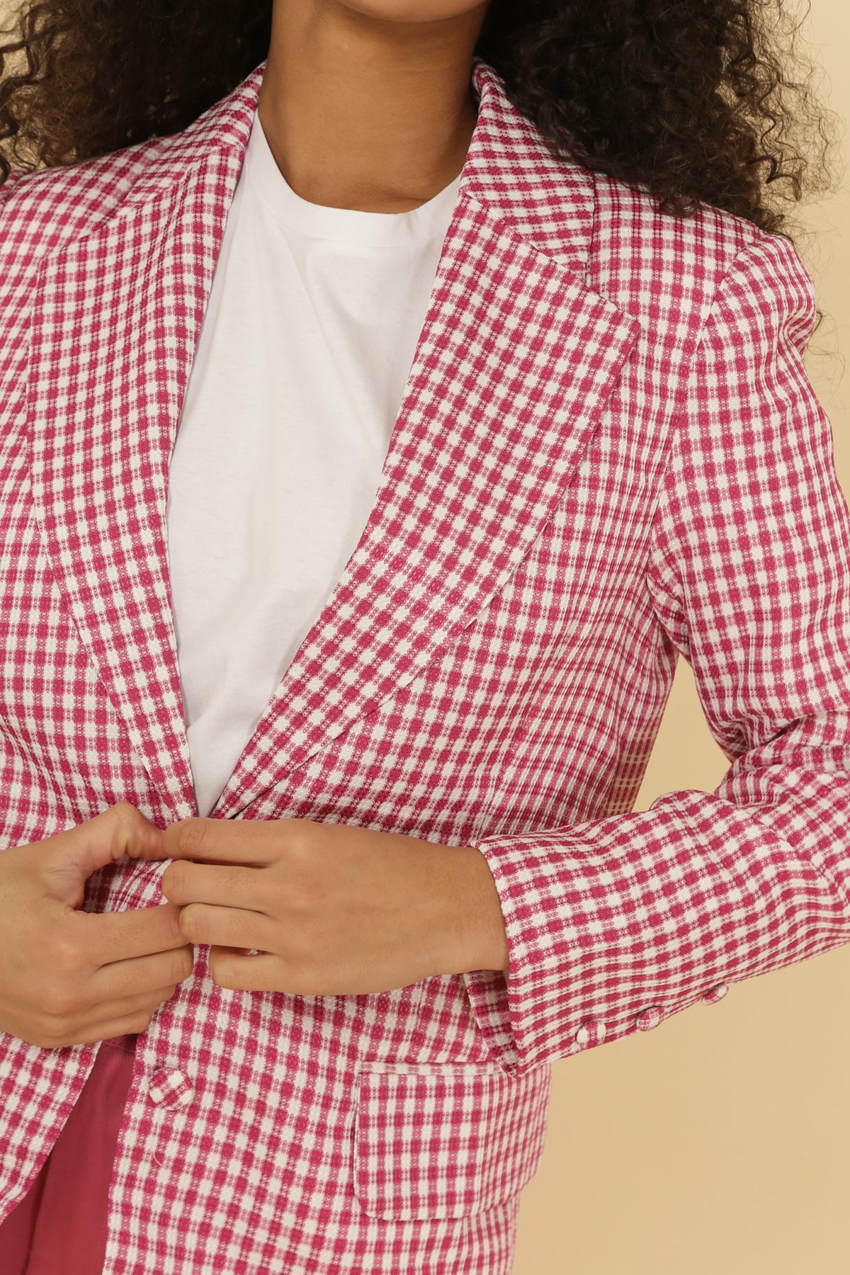 31339 Blazer à carreaux