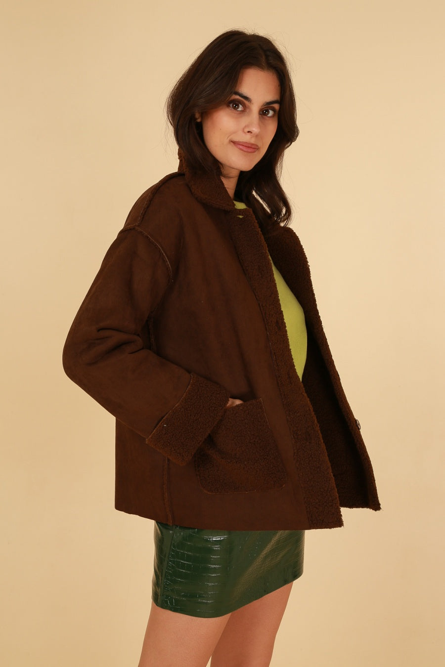 31509 Manteau bi-matière