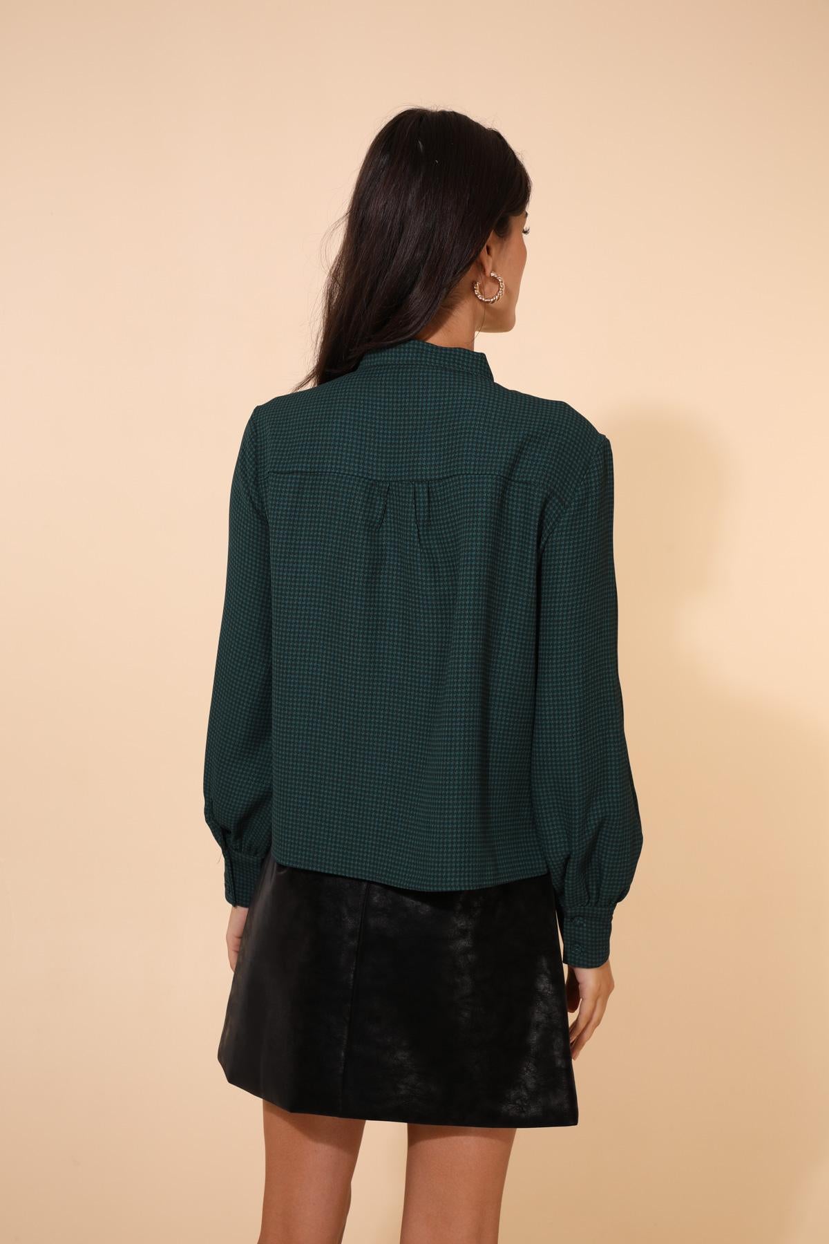 31583 Blouse pied de poule