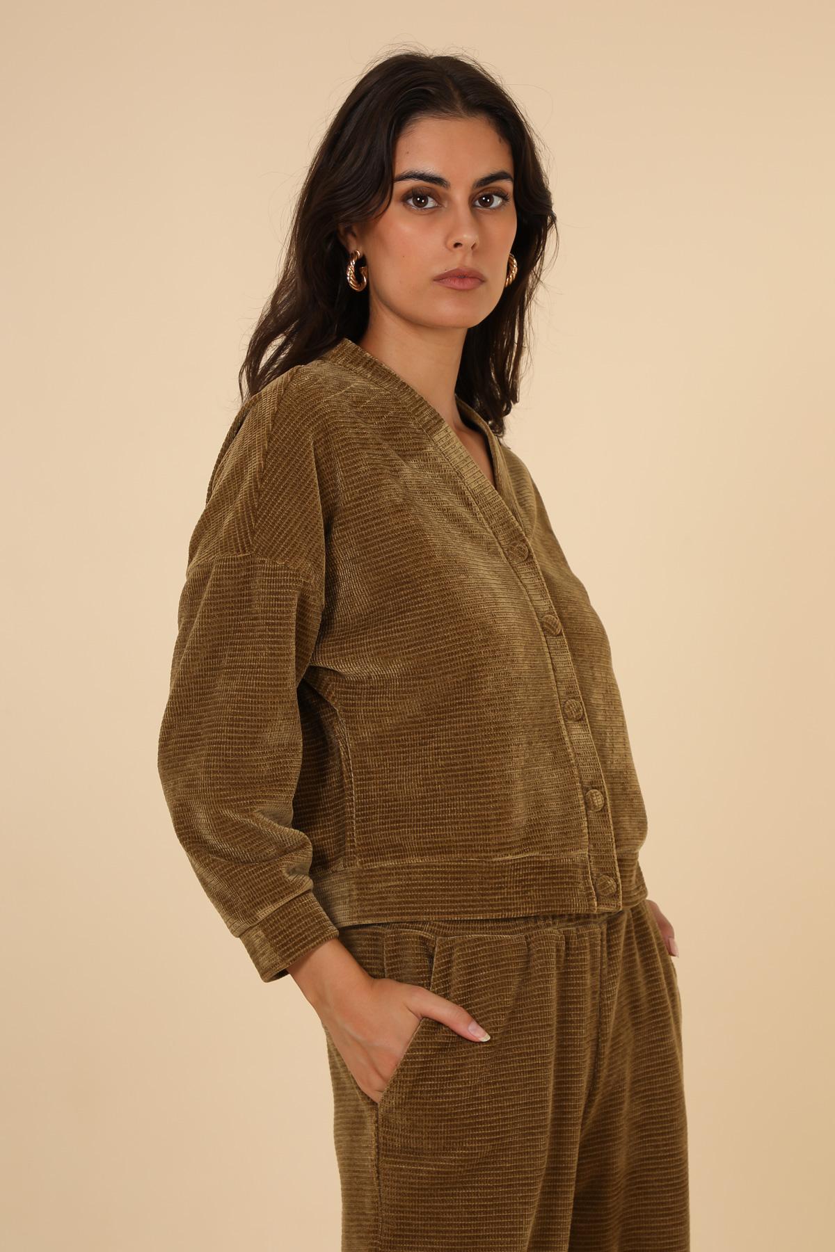 31586 Gilet chenille