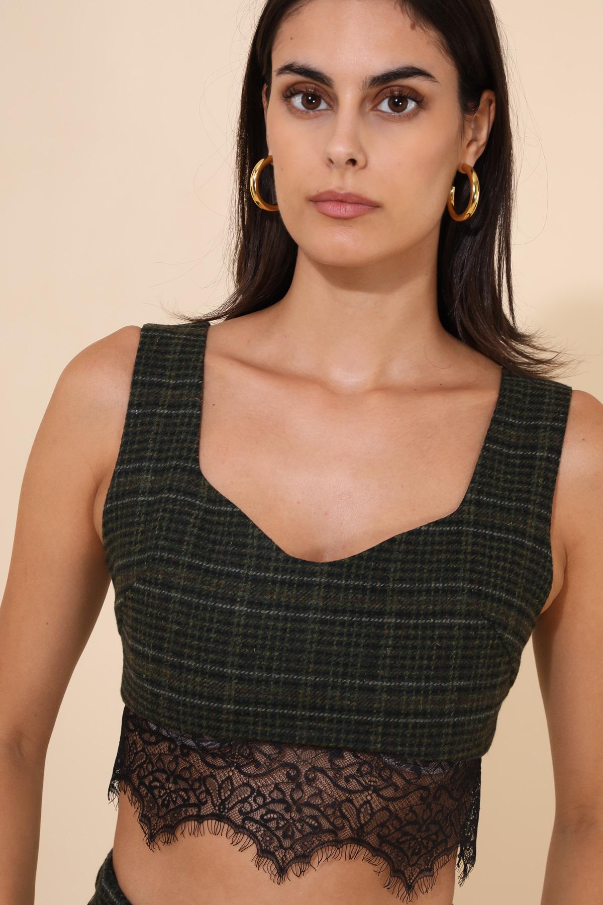 31588 Brassière à carreaux