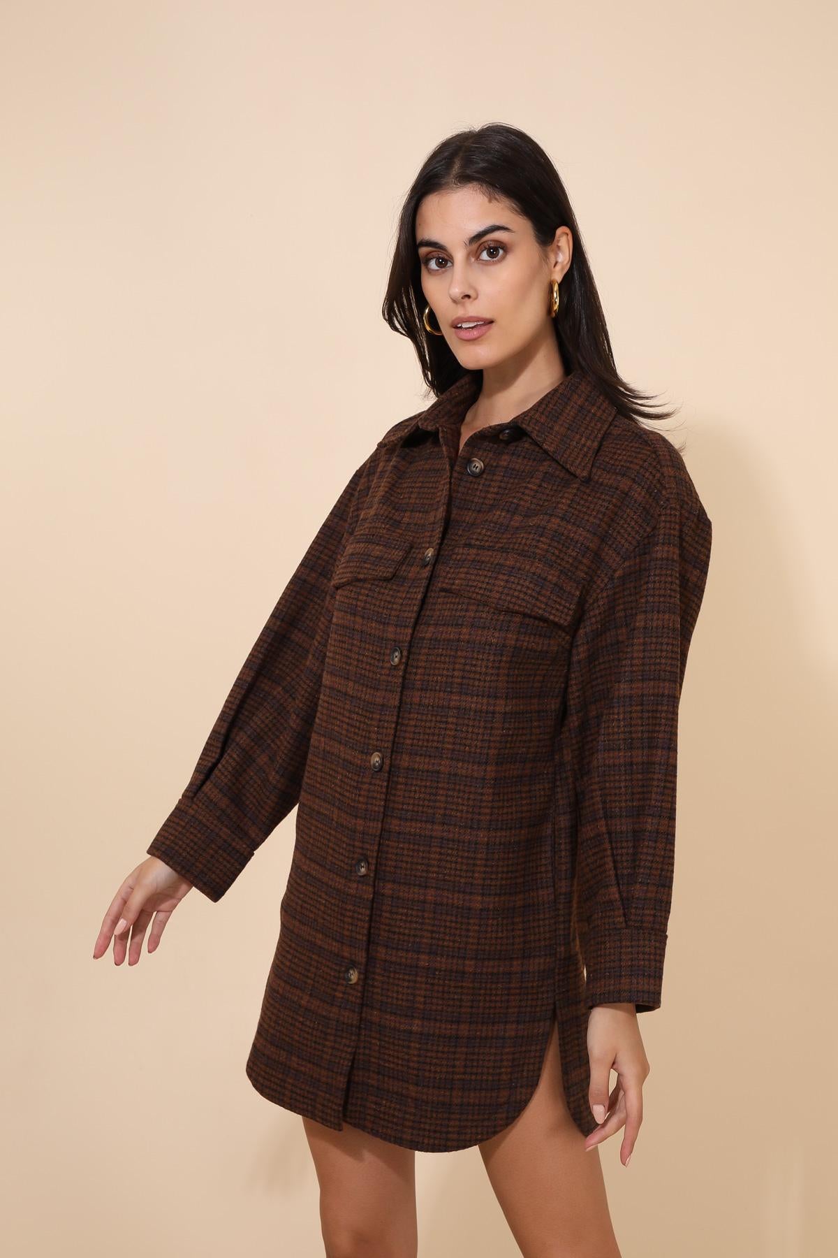 31589 Sobrecamisa de cuadros