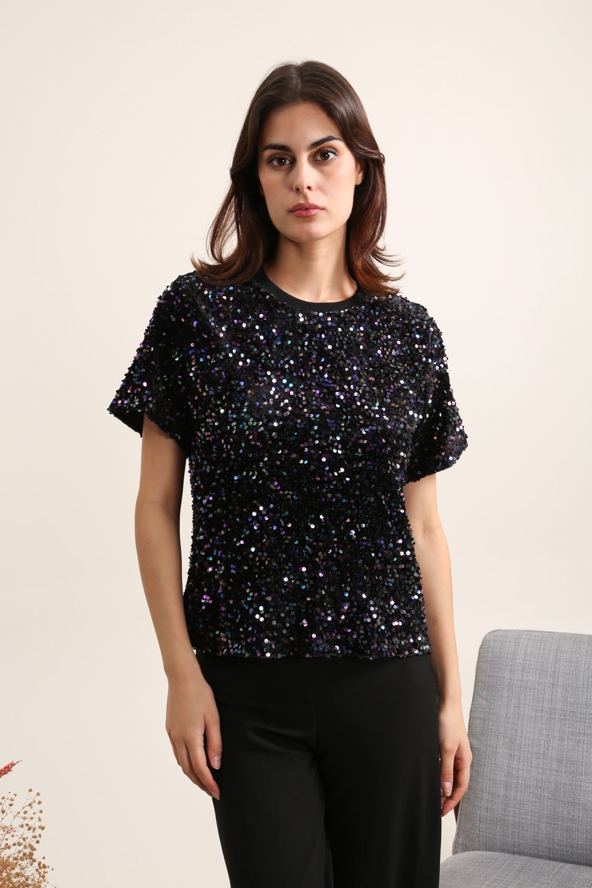 31617 Top à sequins