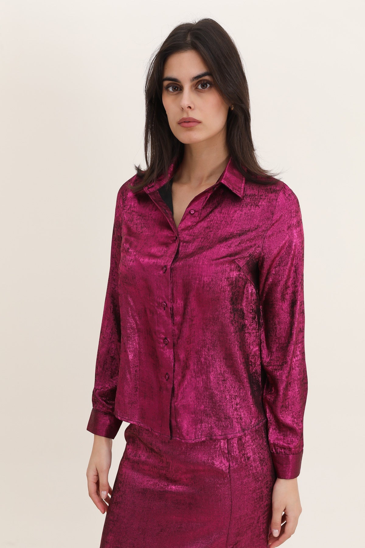 31621 Camisa metalizada