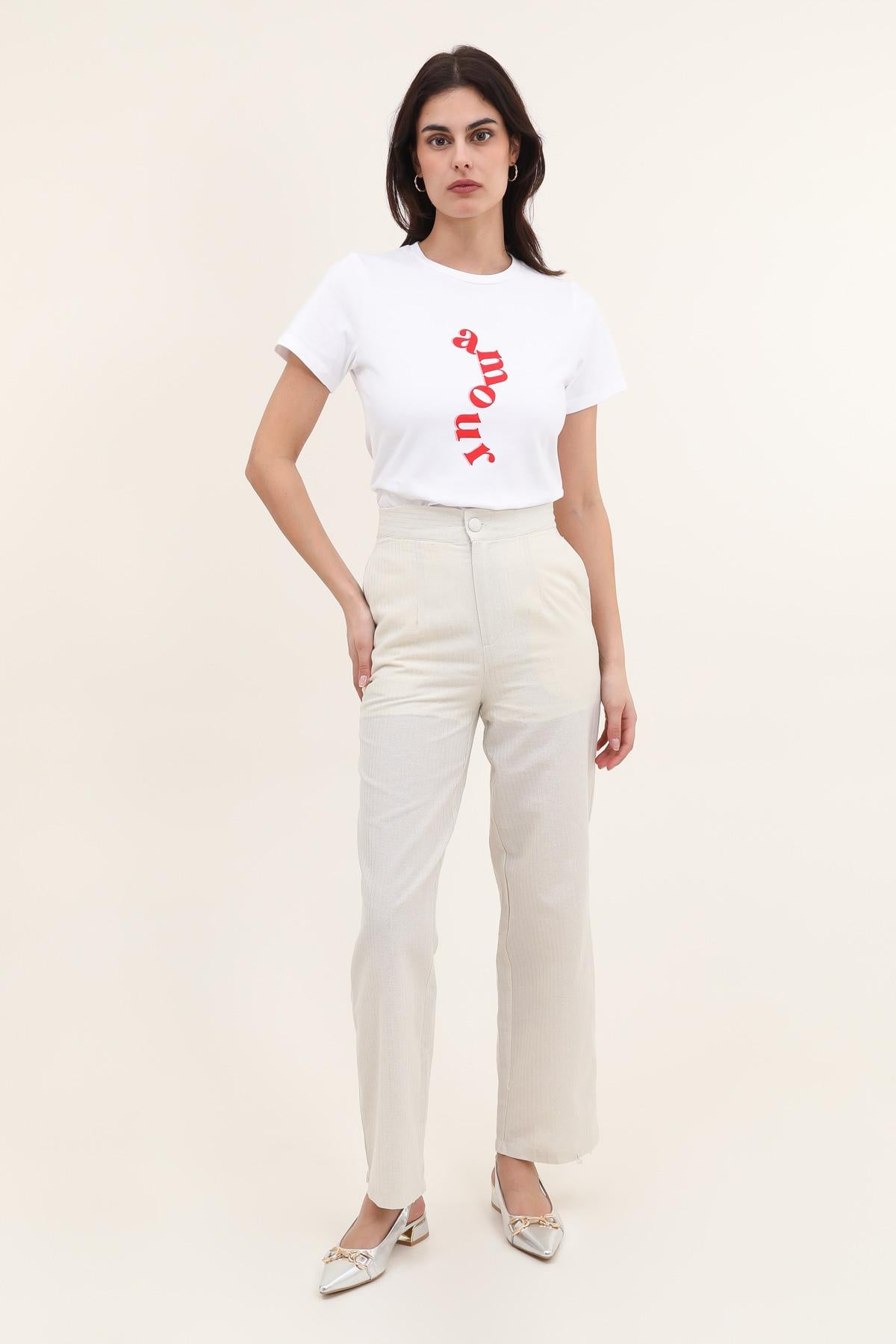 31633 Pantalon rayé