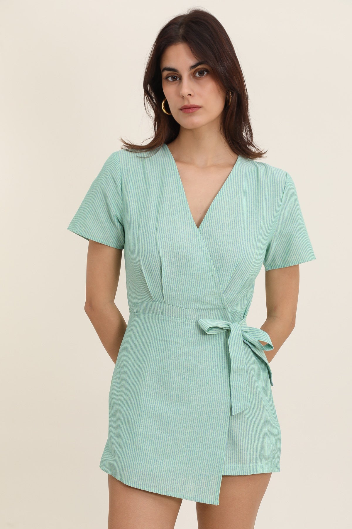 31638 Combishort rayé