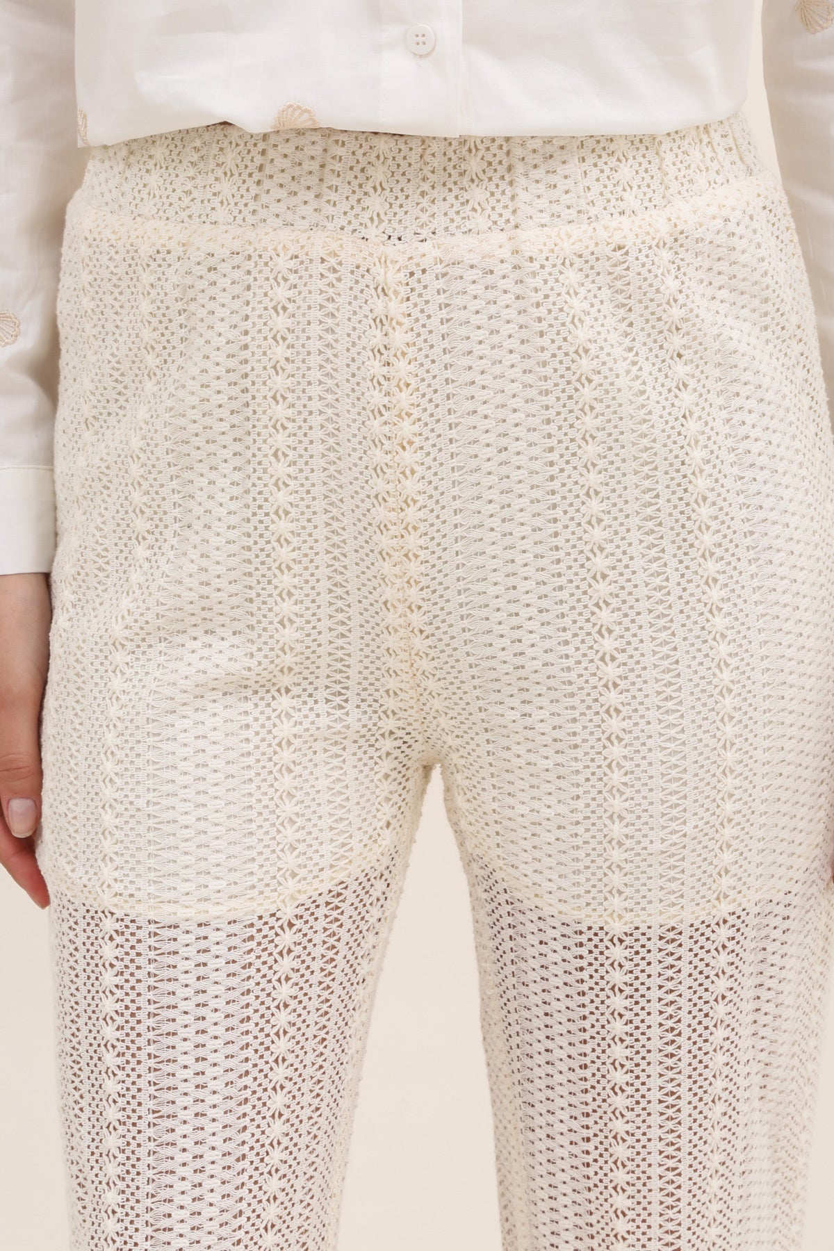 31761 Pantalon en dentelle