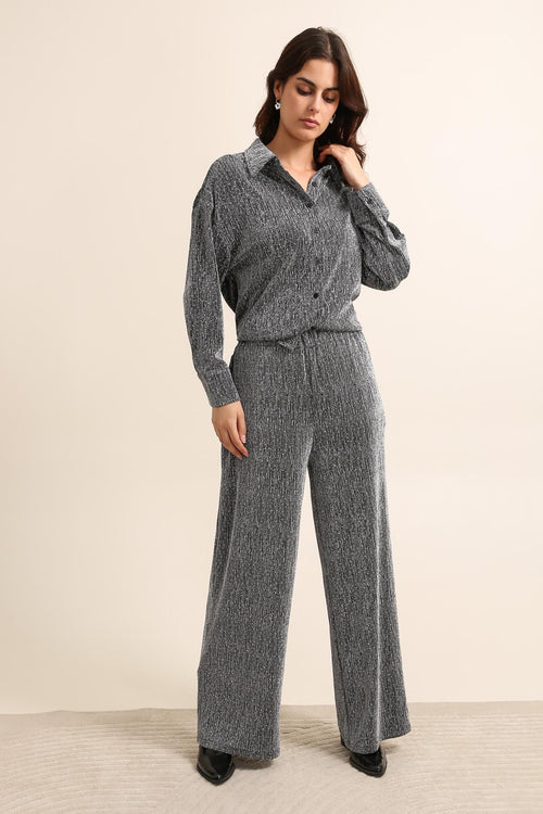 31809 Pantalones con diamantes de imitación