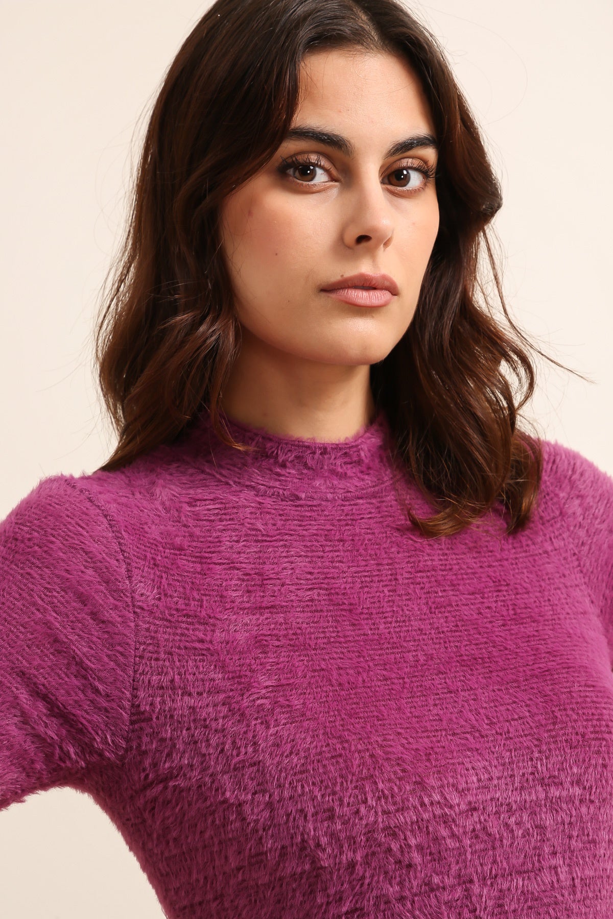 31815 Top façon fourrure