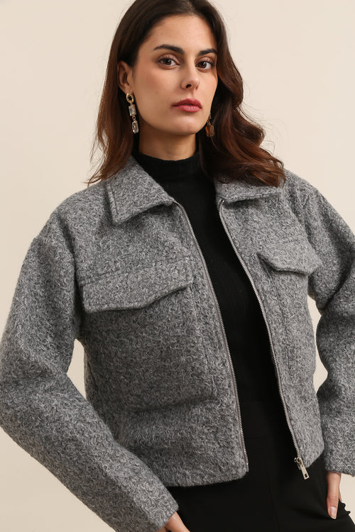 31827 Chaqueta con cremallera