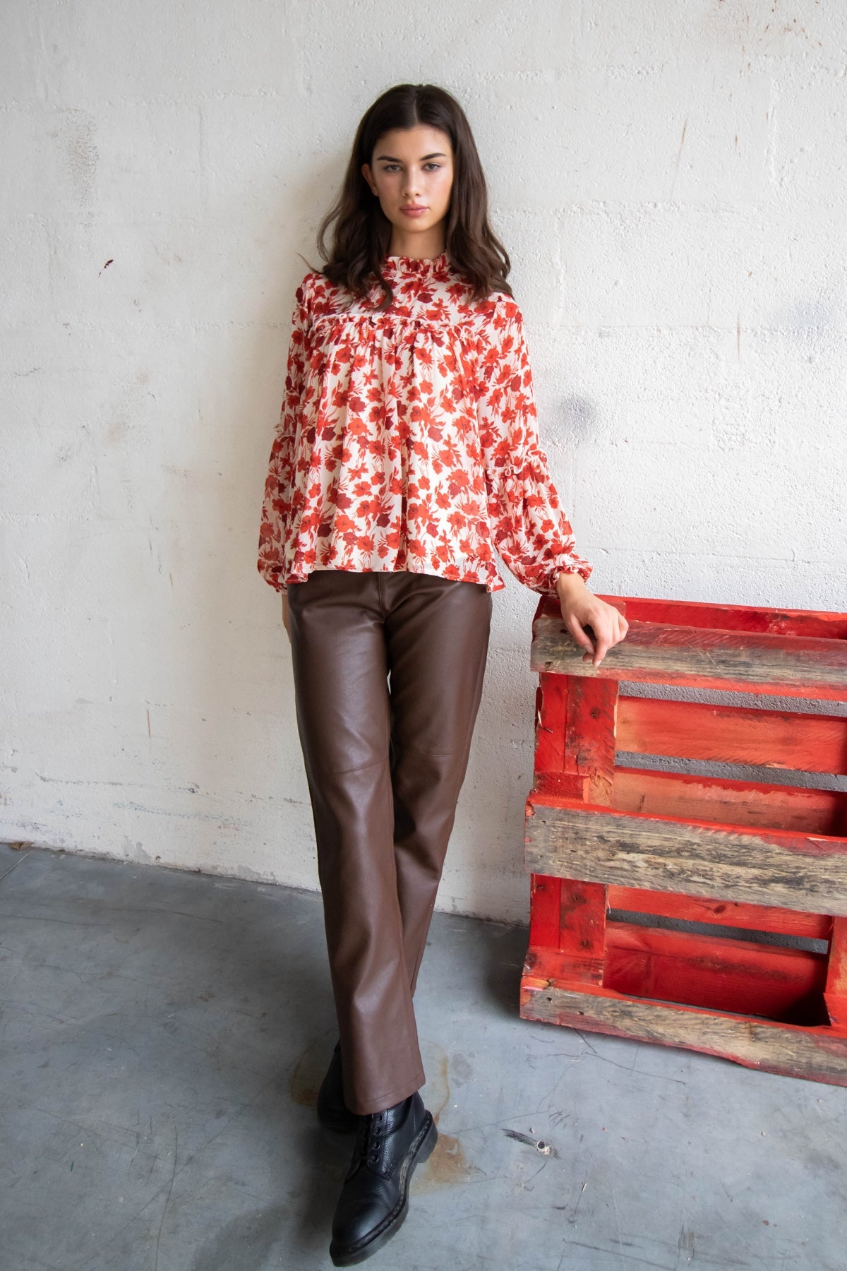 31850 Blouse fleurie