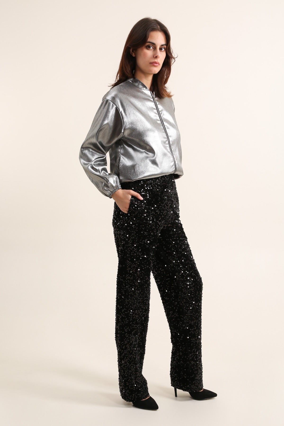 31877 Pantalon à sequins