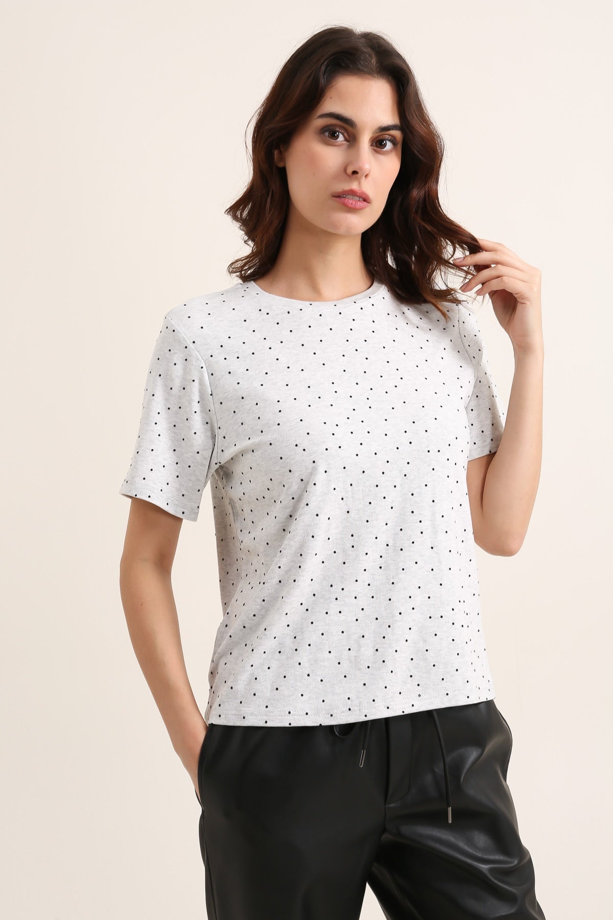 31880 T-shirt à pois