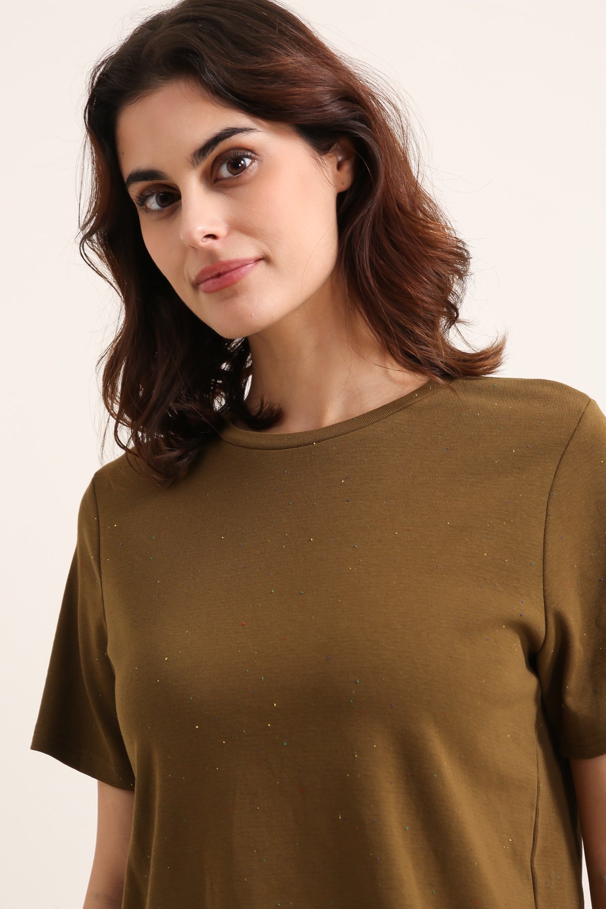 31881 T-shirt moucheté