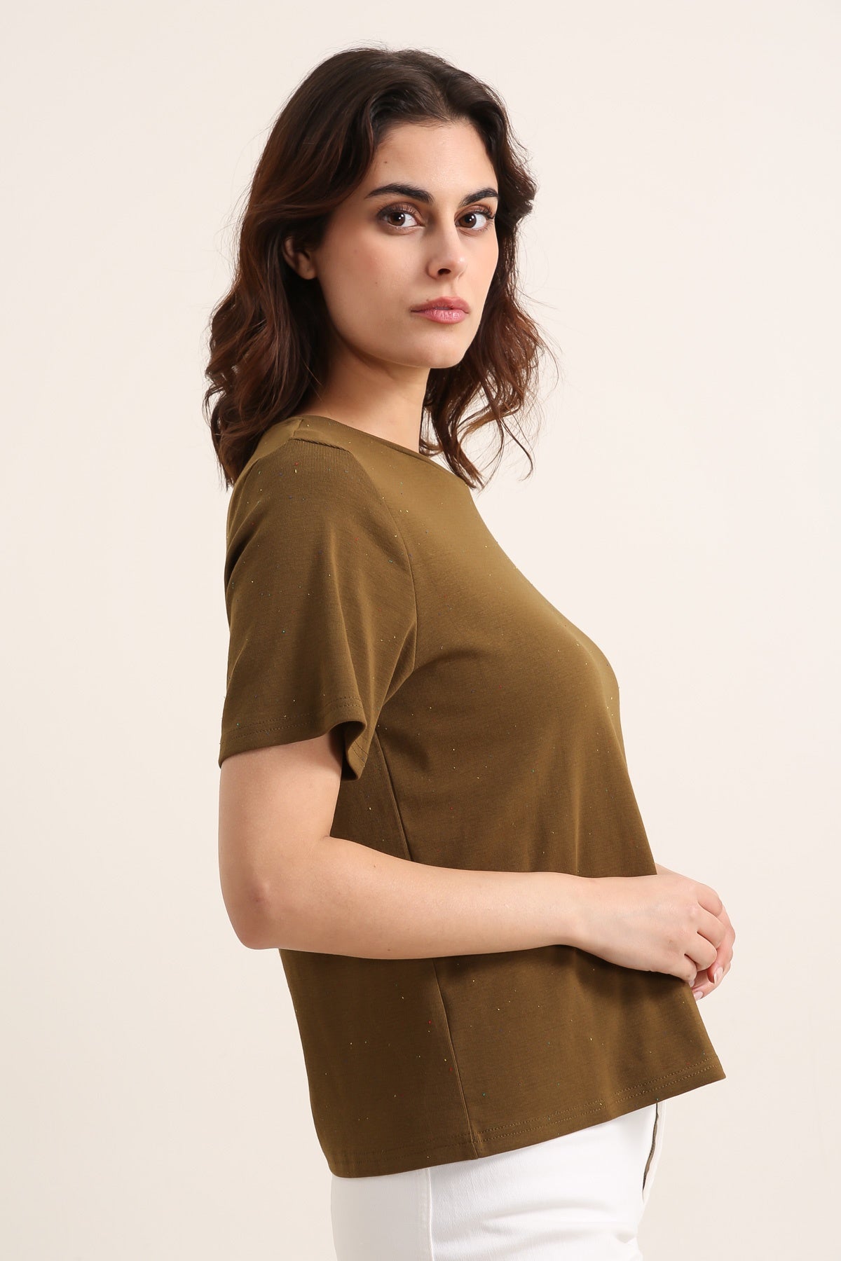 31881 T-shirt moucheté