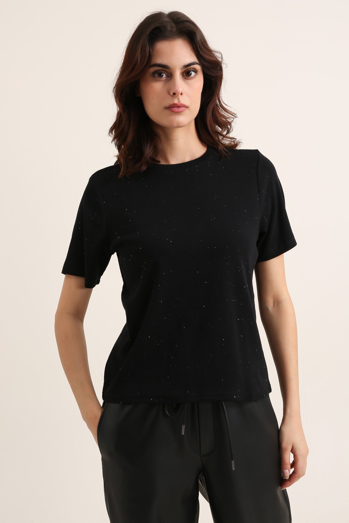 31881 T-shirt moucheté