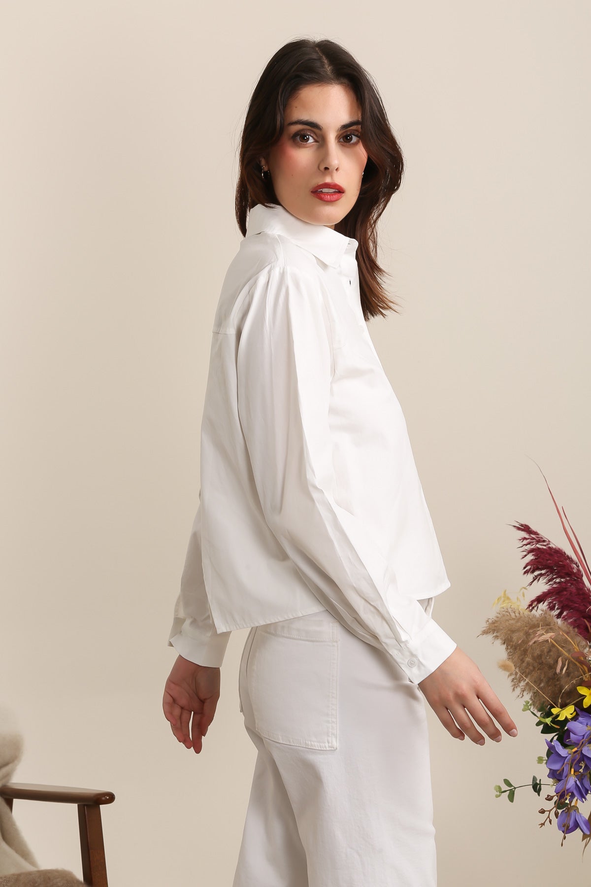 31925 Chemise dos ouvert