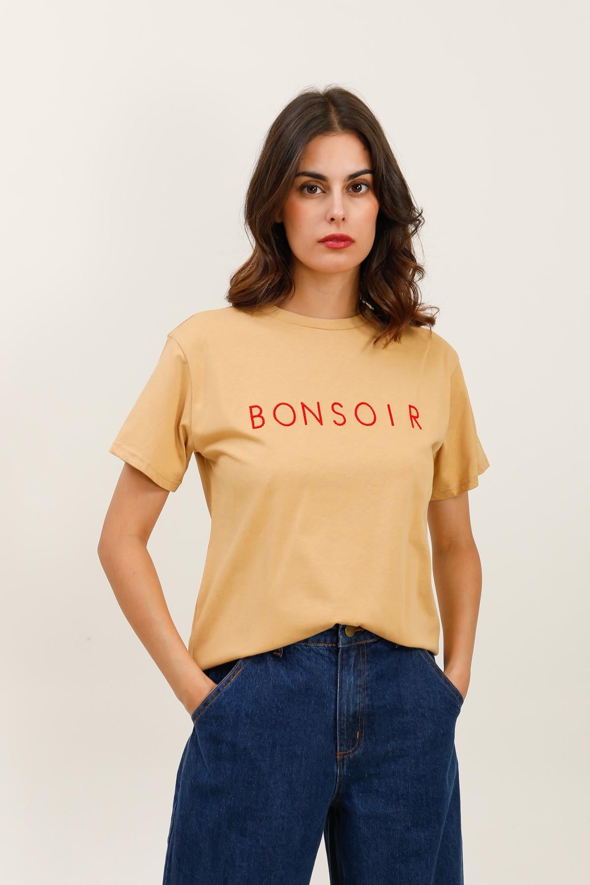 32058 T-shirt "Bonsoir"