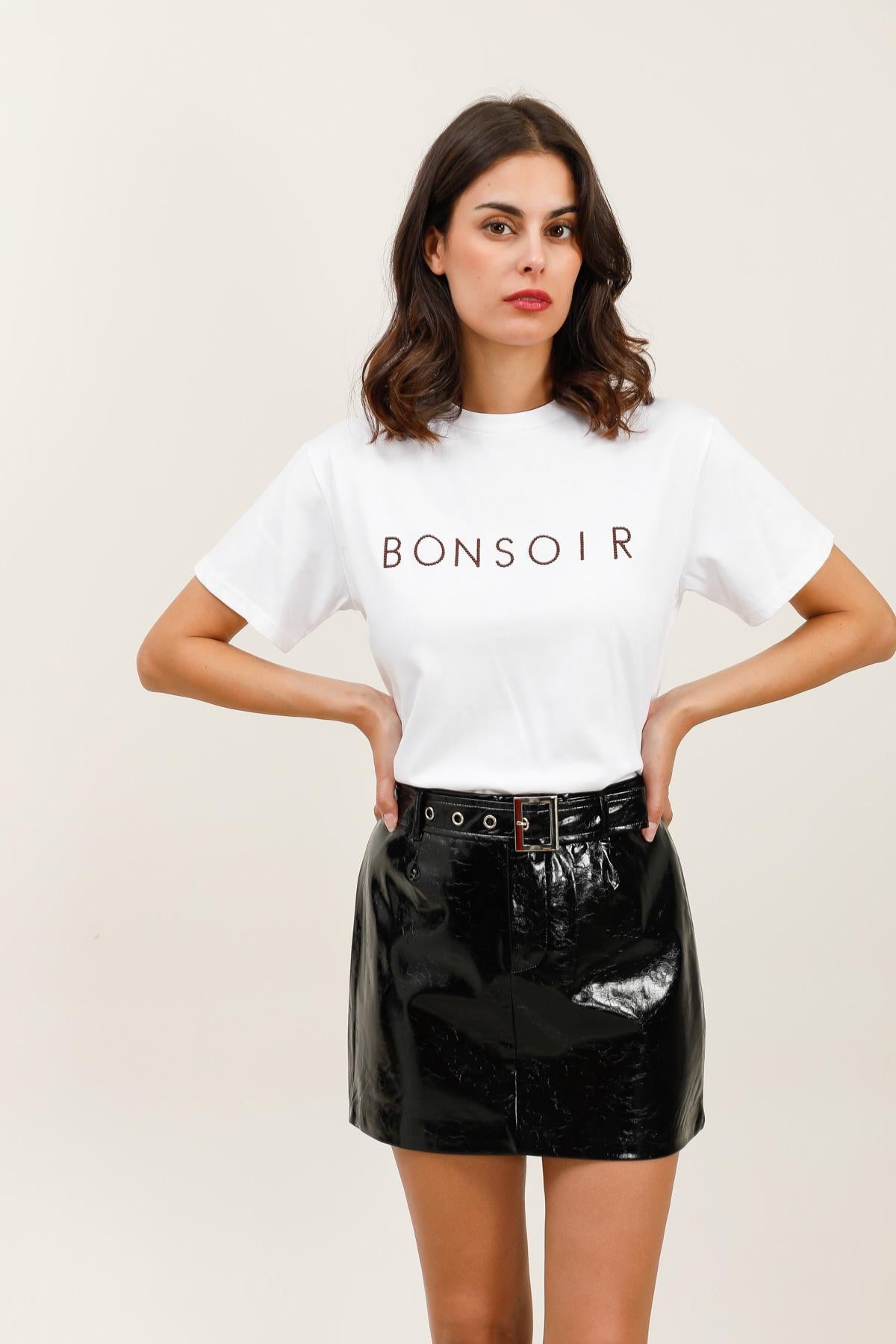 32058 T-shirt "Bonsoir"