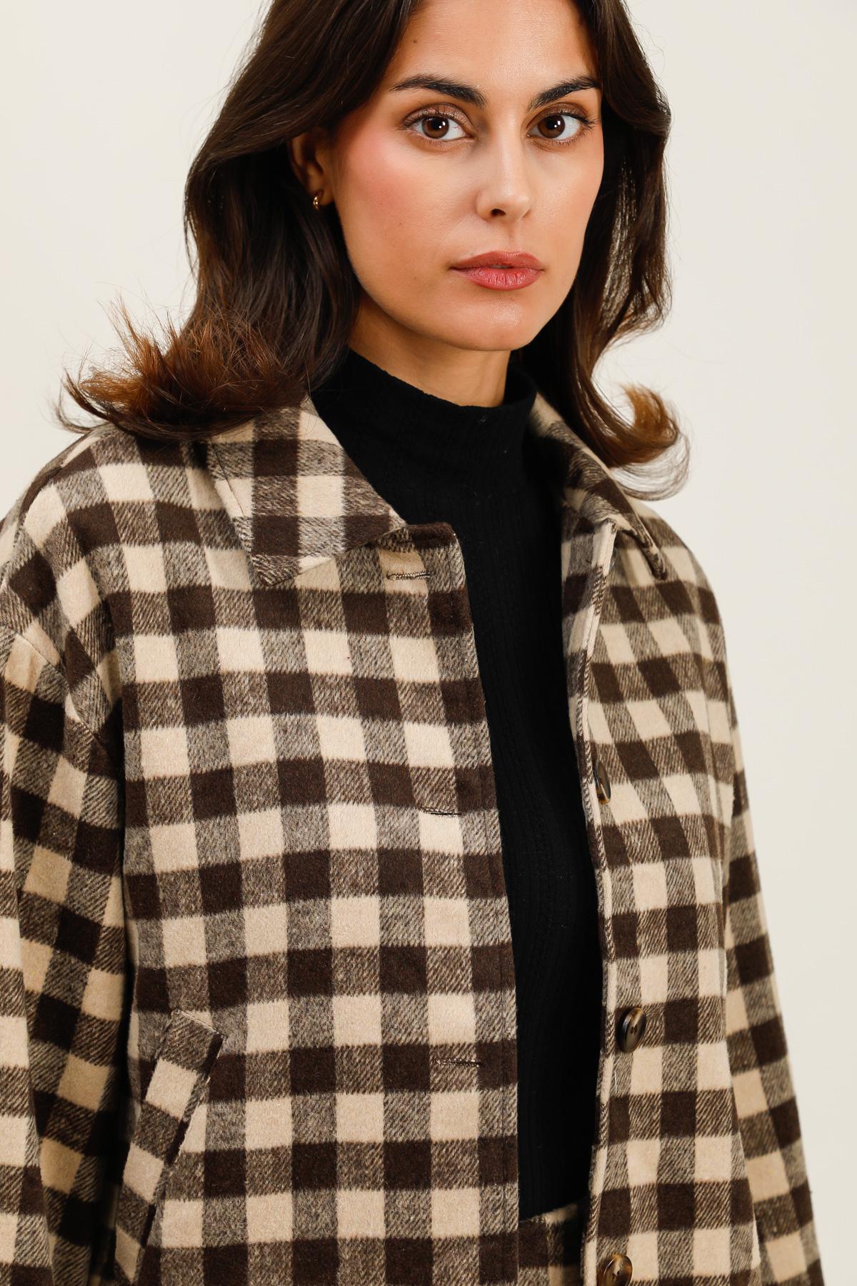 32061 Veste à carreaux