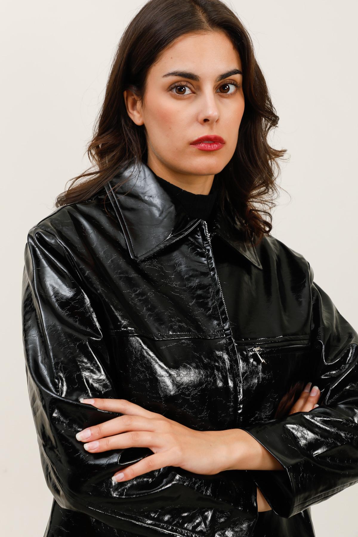 32063 Veste similicuir