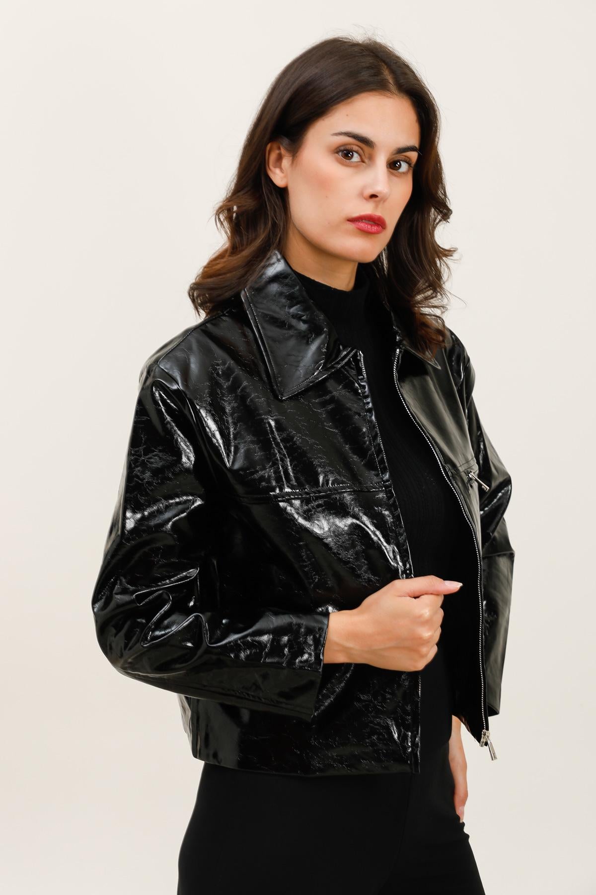 32063 Veste similicuir