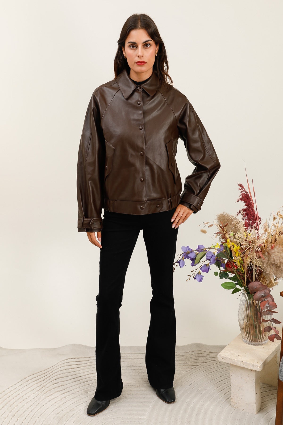 32069 Blouson similicuir