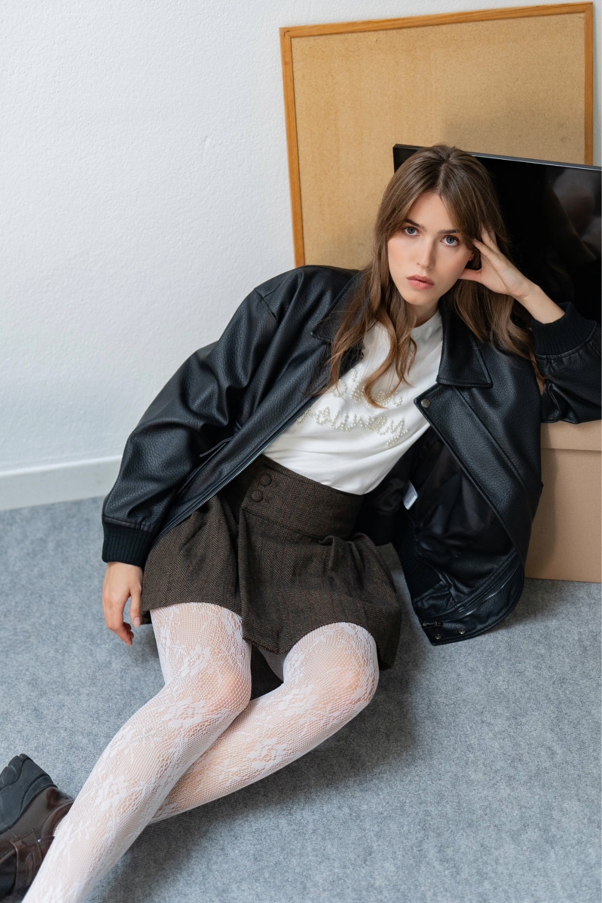 32071 Blouson similicuir