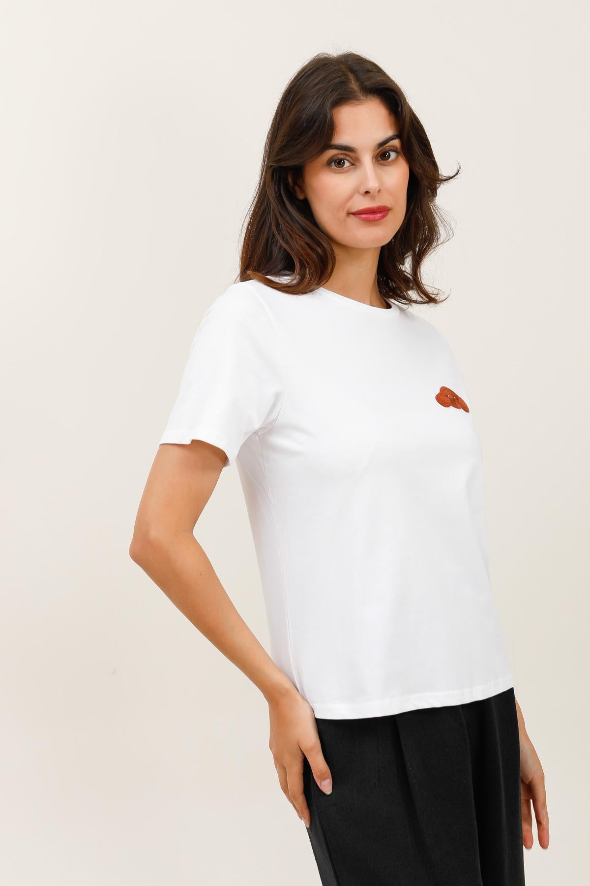 32078 T-shirt patch chien