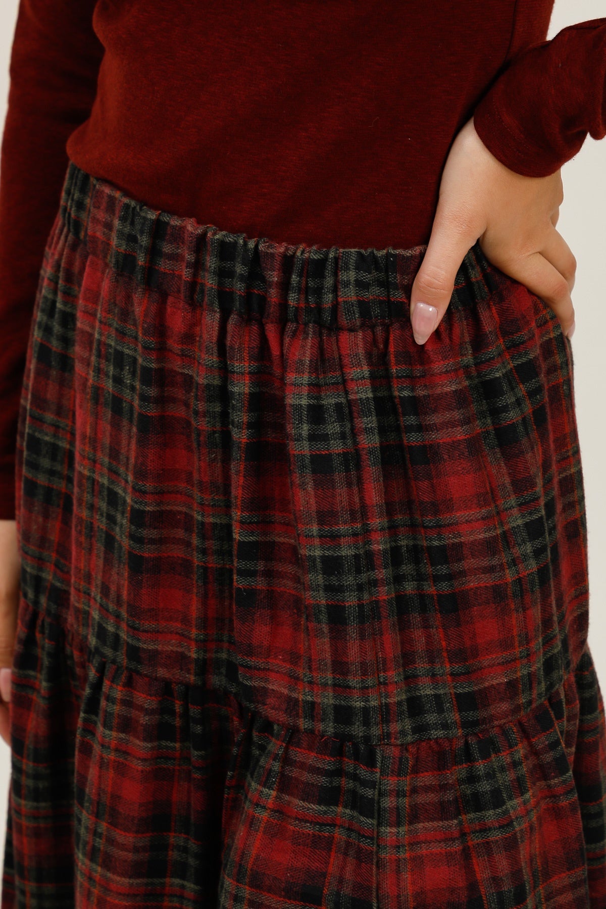 32088 Jupe à carreaux