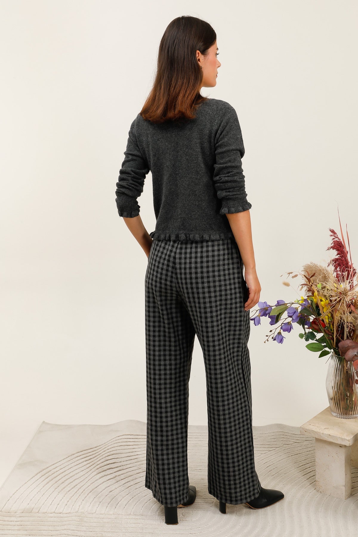 32099 Pantalon à carreaux