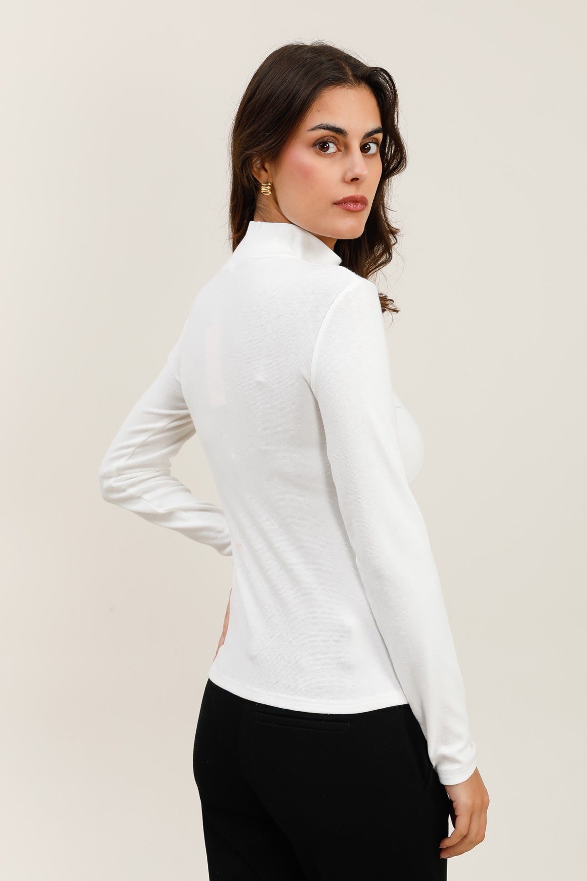 32100 T-shirt col roulé