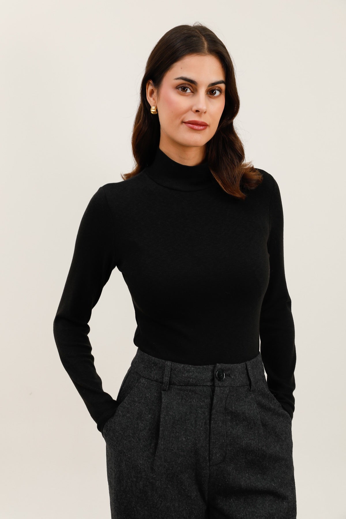 32100 T-shirt col roulé