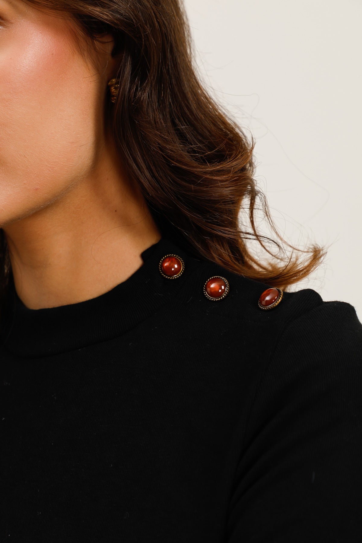 32102 T-shirt col montant