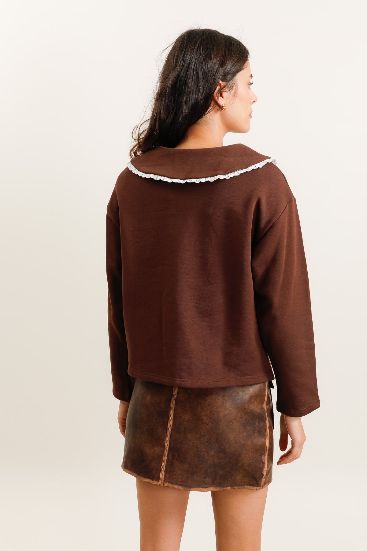 32106 Sudadera con cuello Peter Pan