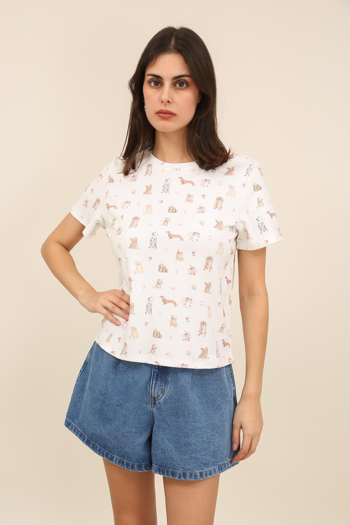 32117 T-shirt chiens